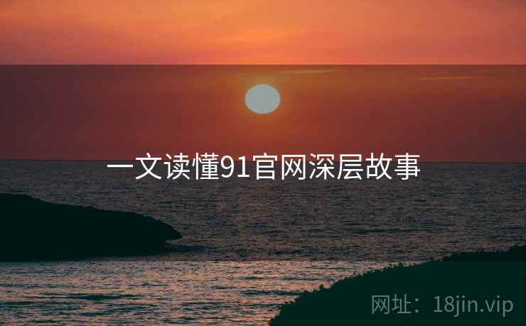 一文读懂91官网深层故事